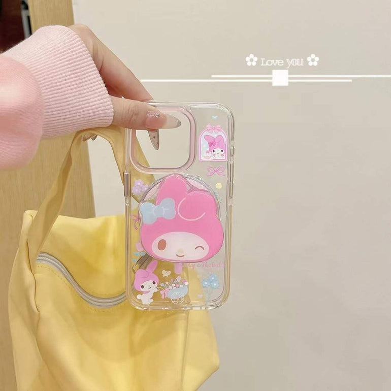 Cute Doll Designer Magsafe Silicon Case For iPhone With Doll Magsafe Holder