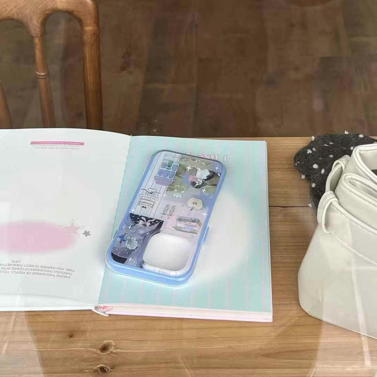 Dog With Rose Silicon Case For iPhone