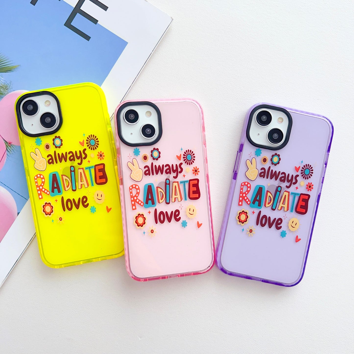Love In The Air Designer Impact Proof Silicon Phone Case for iPhone