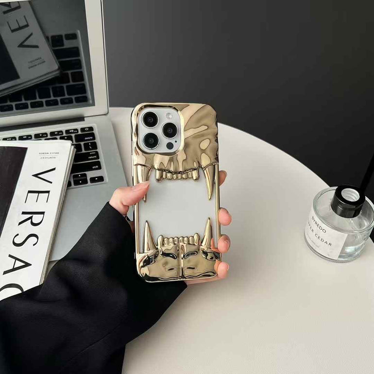 Tiger Fangs Silicon Case For iPhone