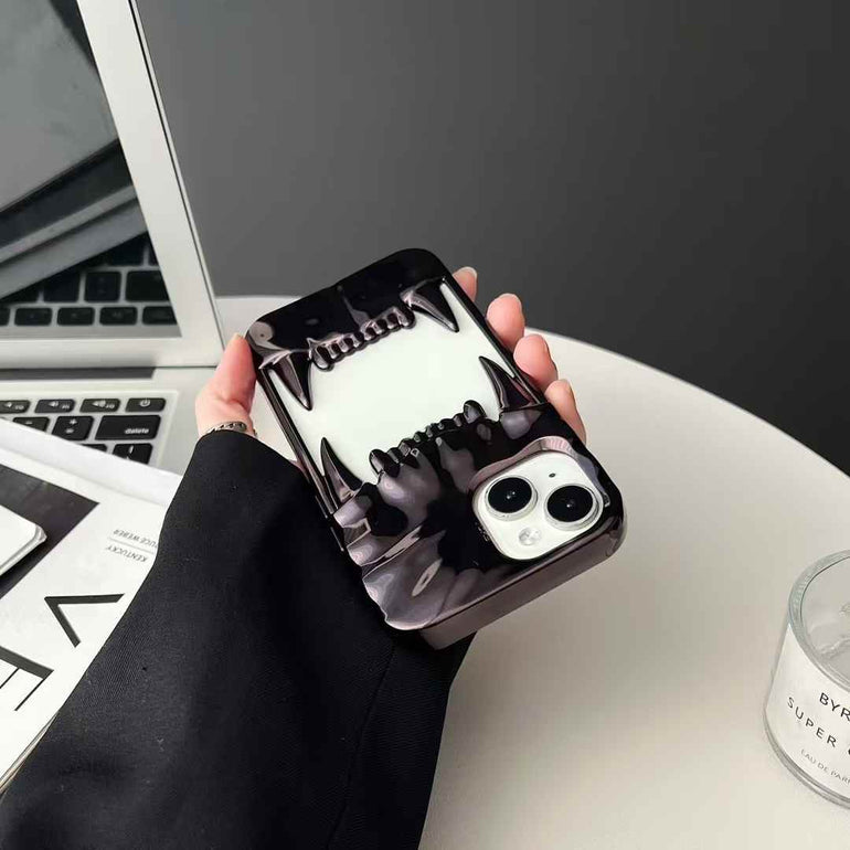 Tiger Fangs Silicon Case For iPhone