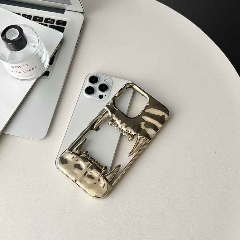 Tiger Fangs Silicon Case For iPhone