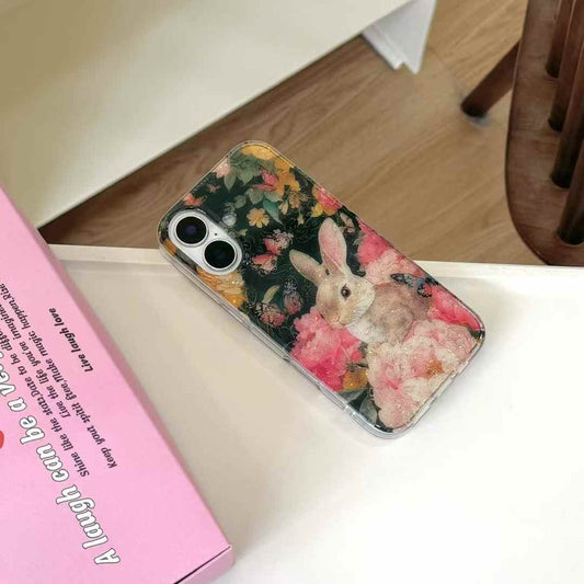 Glitter Bunny Silicon Case For iPhone