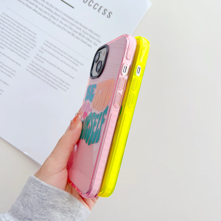 Be Kind To Yourself Designer Impact Proof Silicon Phone Case for iPhone