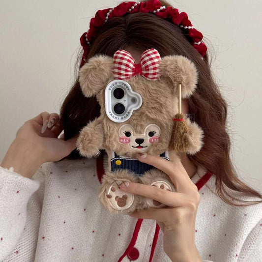 Baby Bear Plush Silicon Case for iPhone