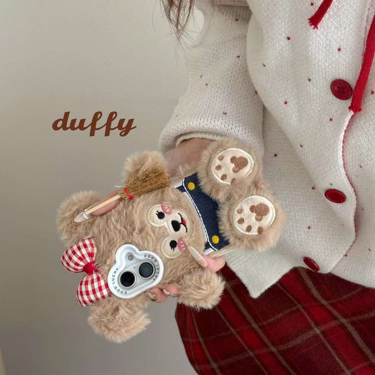 Baby Bear Plush Silicon Case for iPhone