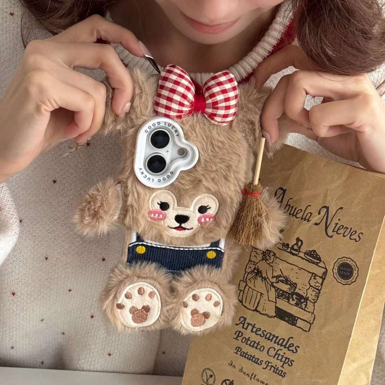 Baby Bear Plush Silicon Case for iPhone
