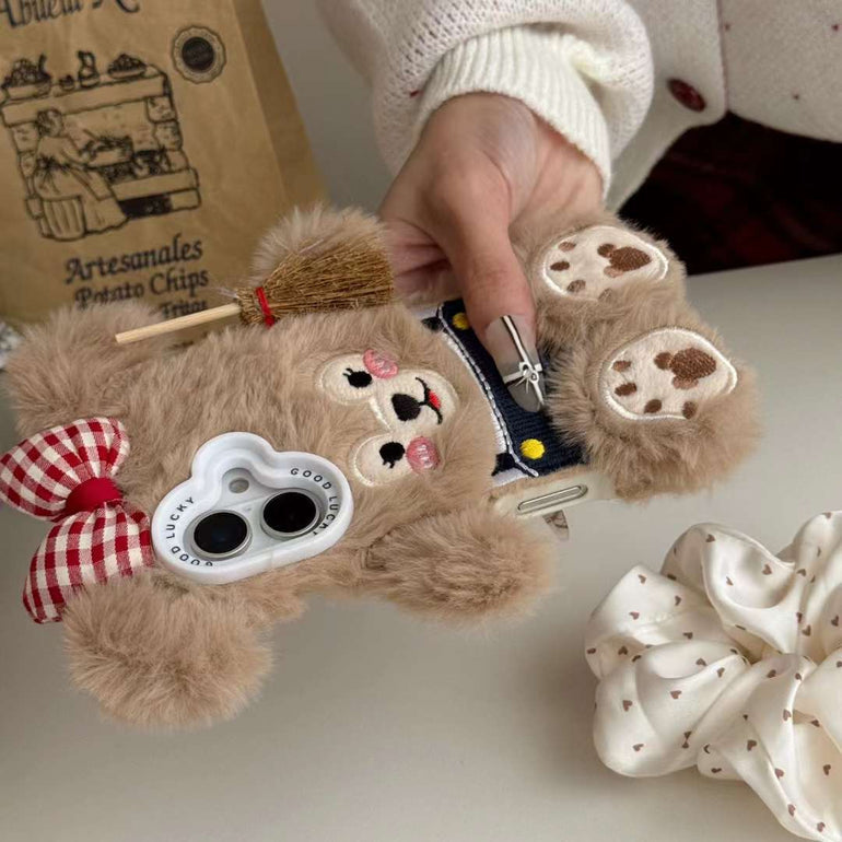 Baby Bear Plush Silicon Case for iPhone