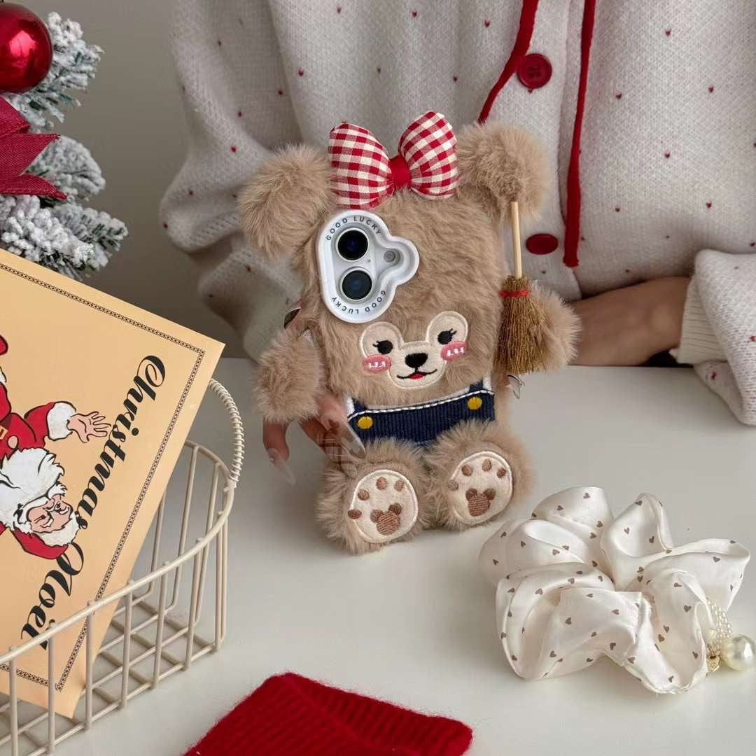 Baby Bear Plush Silicon Case for iPhone