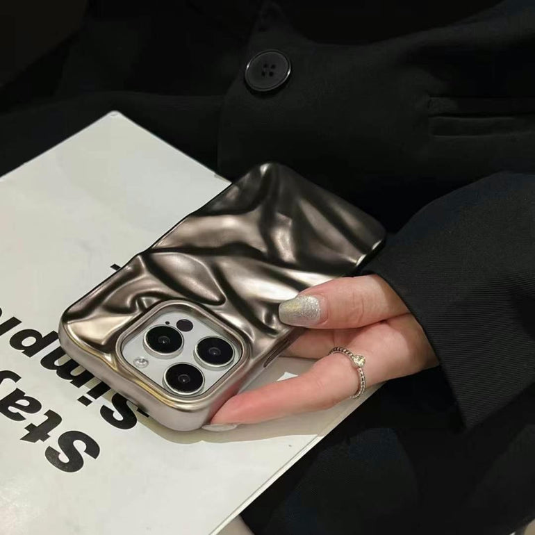 Paper Crush Silicon Case For iPhone