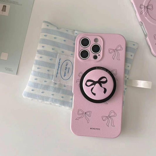 Bow Designer Magsafe iPhone Case With Magsafe Holder