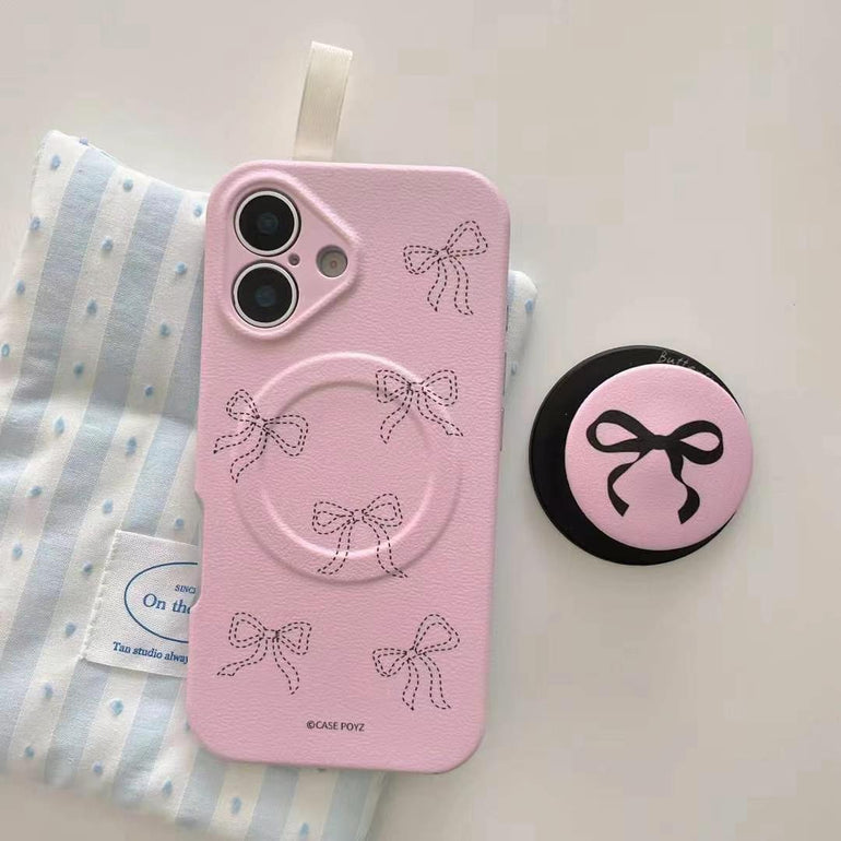 Bow Designer Magsafe iPhone Case With Magsafe Holder