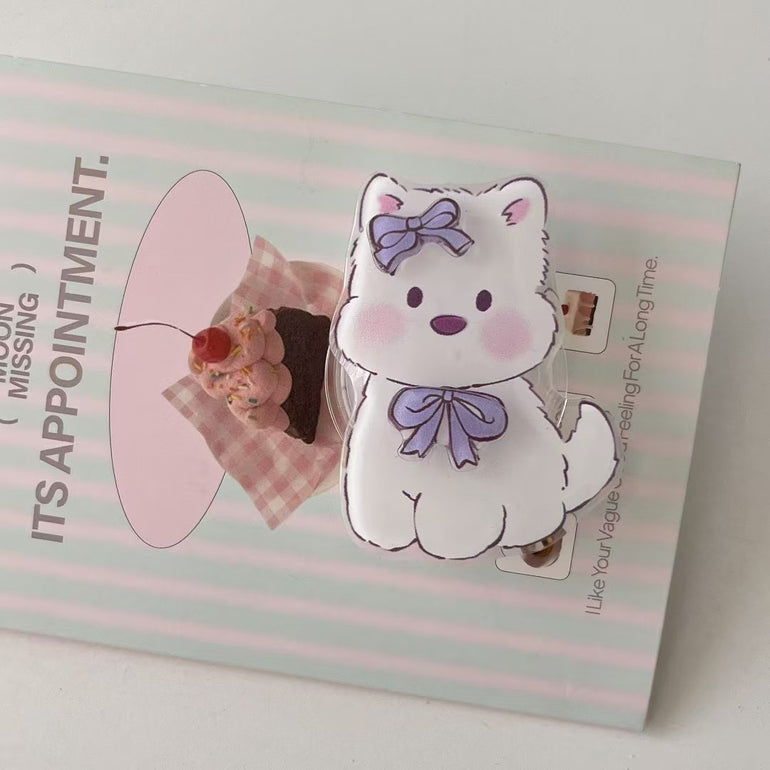 Puppy Pattern Silicon Case For iPhone
