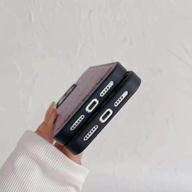 Luxury Branded Leather Case For iPhone