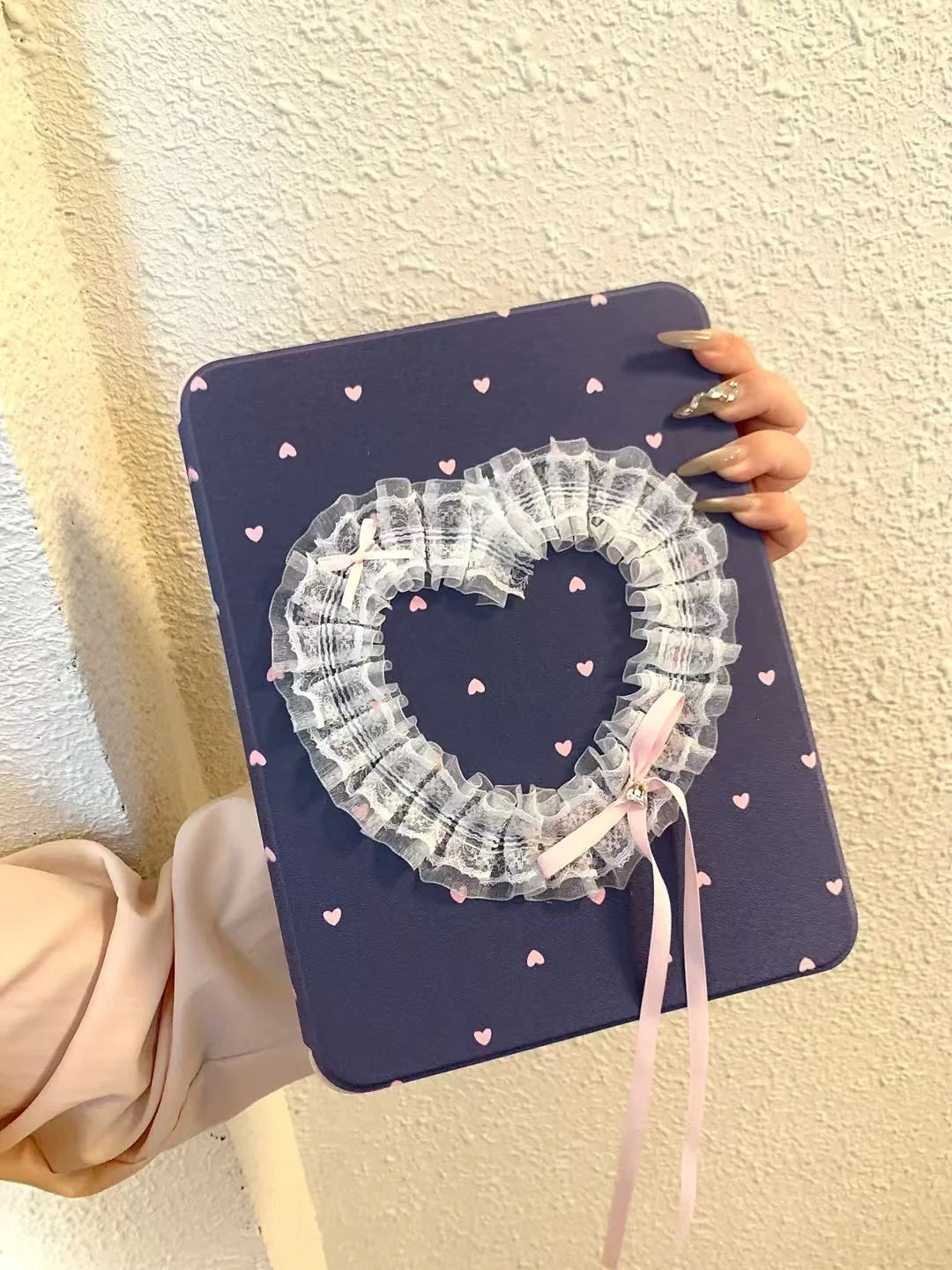 Heart Lace Designer iPad Case