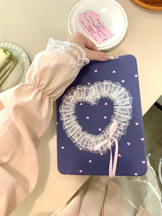 Heart Lace Designer iPad Case