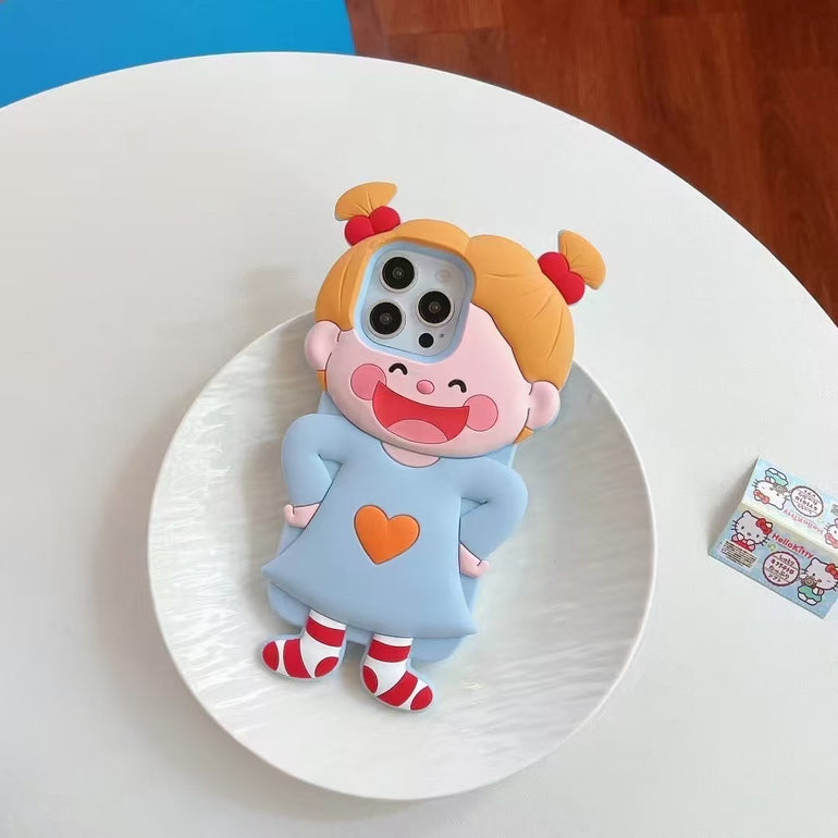 Cute Joker 3D Silicon Case for iPhone