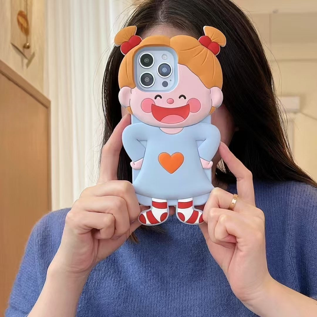Cute Joker 3D Silicon Case for iPhone