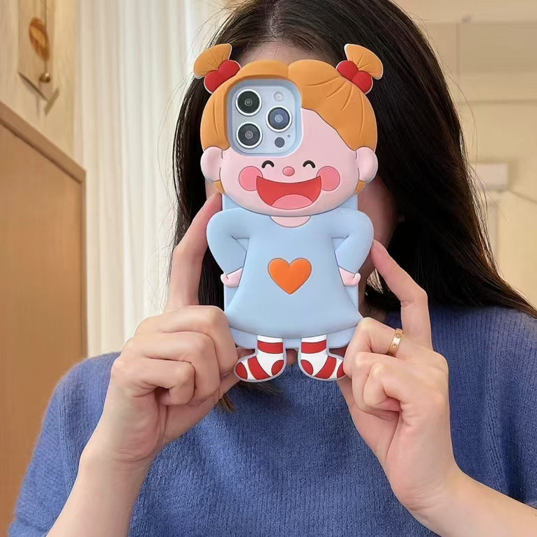 Cute Joker 3D Silicon Case for iPhone