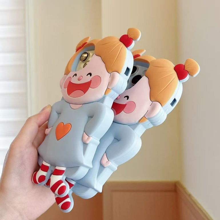 Cute Joker 3D Silicon Case for iPhone