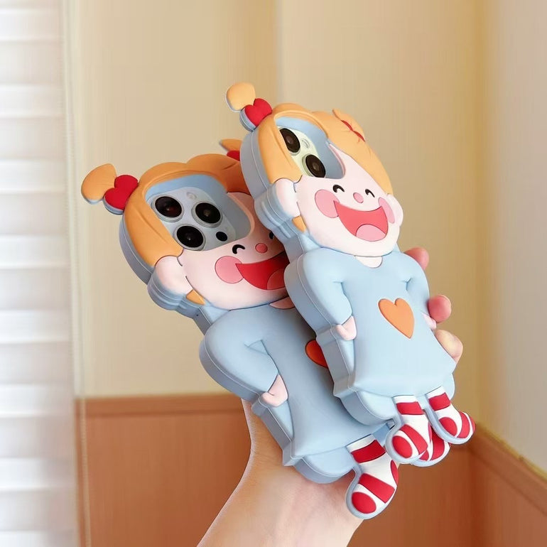 Cute Joker 3D Silicon Case for iPhone