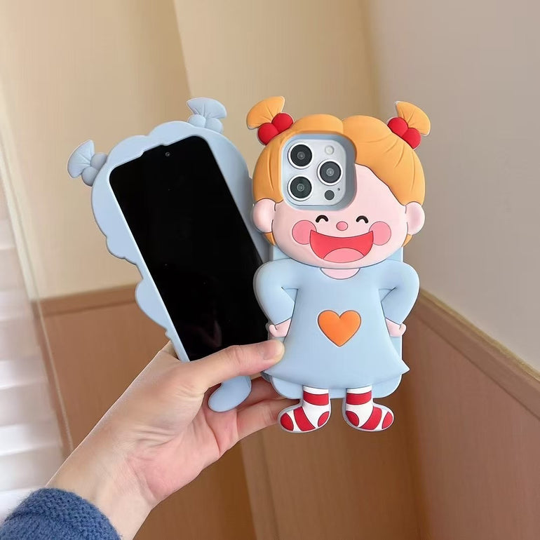 Cute Joker 3D Silicon Case for iPhone