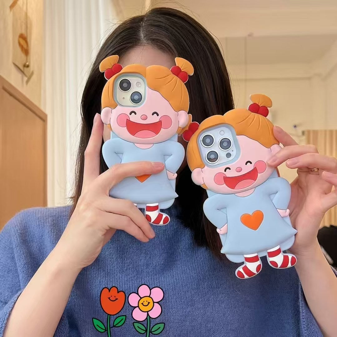 Cute Joker 3D Silicon Case for iPhone