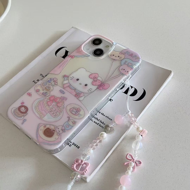 Kitty Celebrate Silicon Case For iPhone