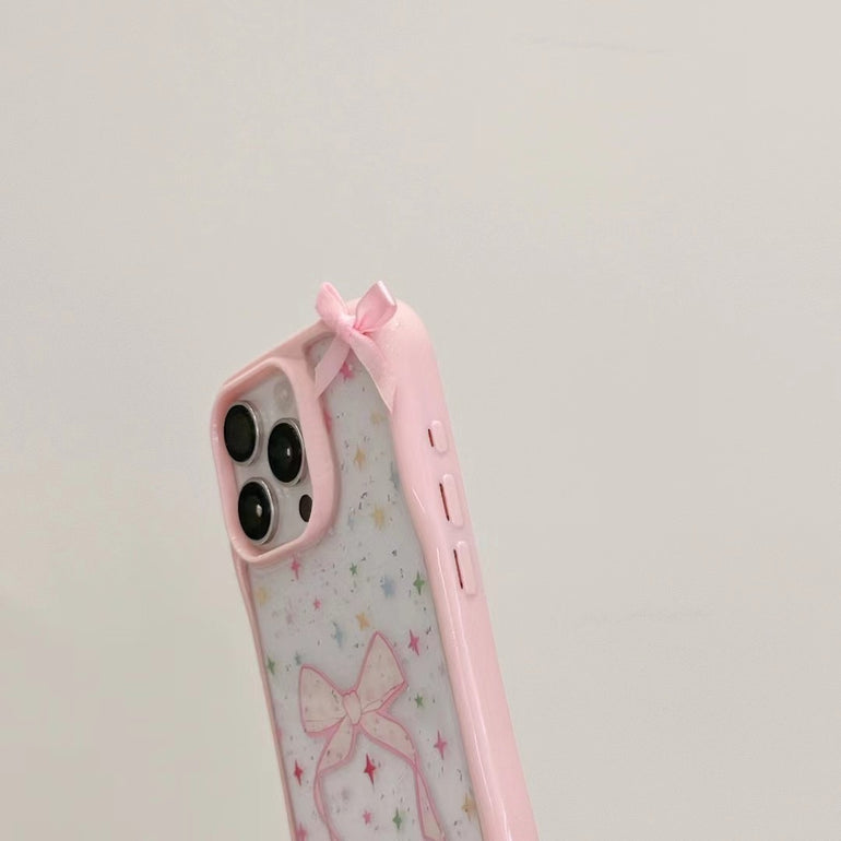 Star And Bow Designer Case For iPhone