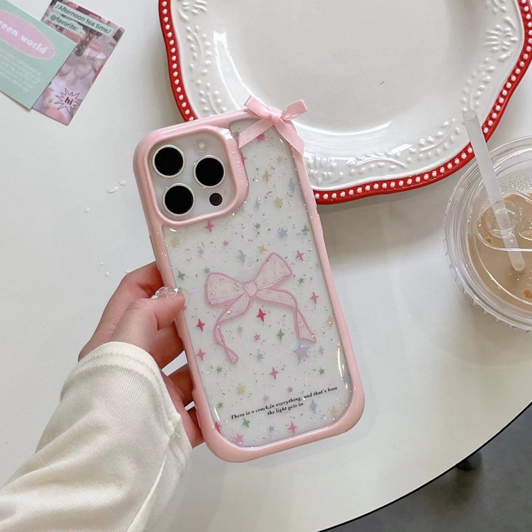 Star And Bow Designer Case For iPhone