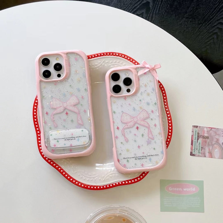 Star And Bow Designer Case For iPhone