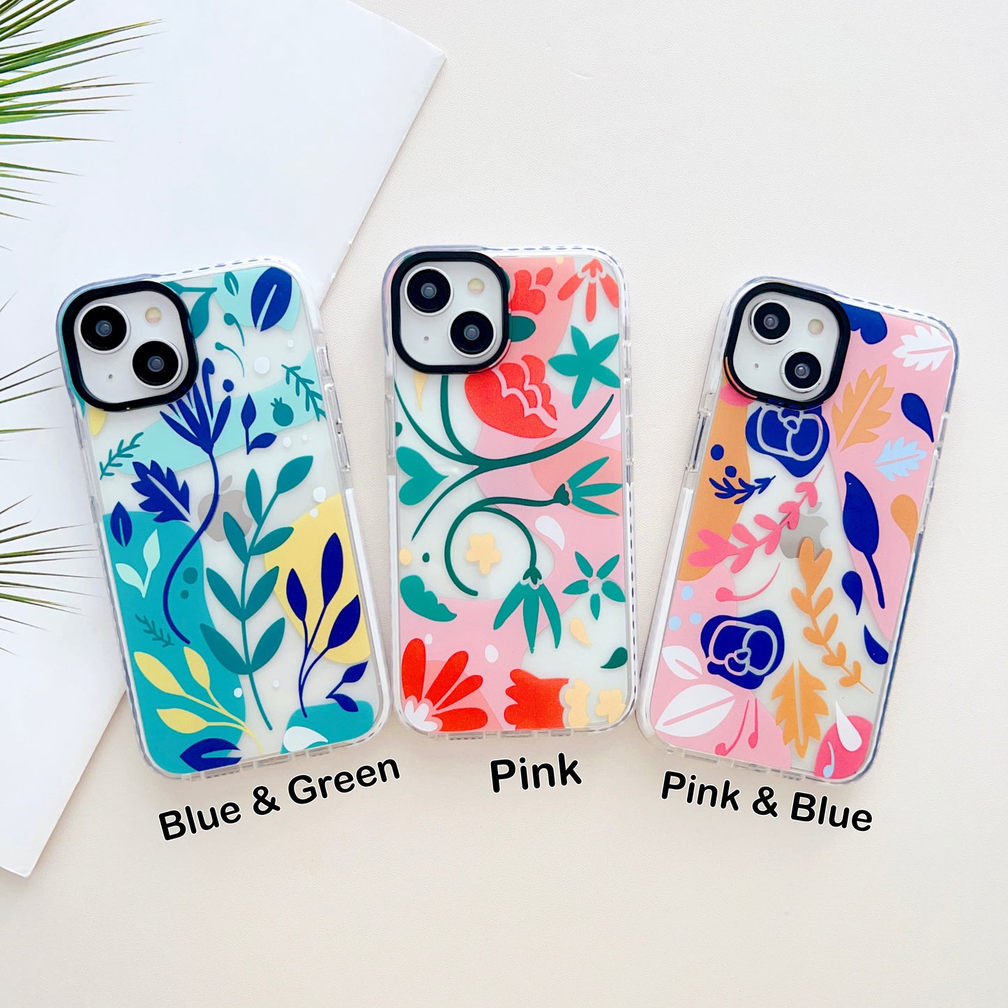 Floral Abstract Designer Impact Proof Case for iPhone