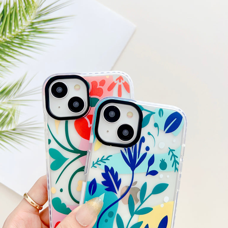 Floral Abstract Designer Impact Proof Case for iPhone