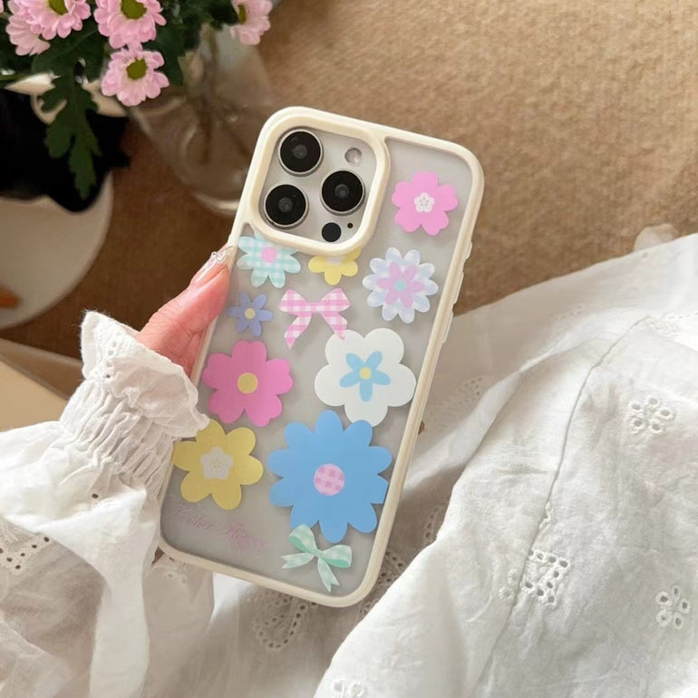 Multicolor Flower Designer Case For iPhone