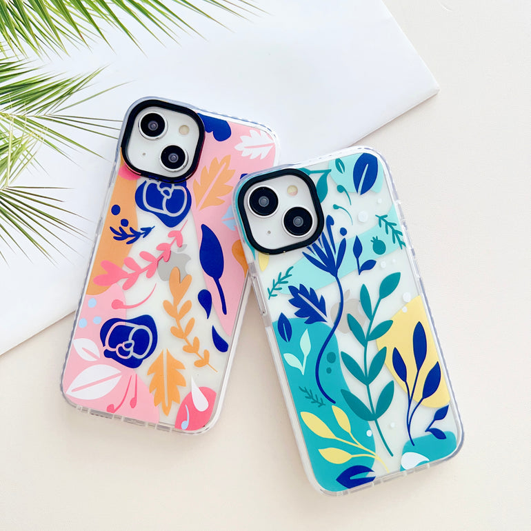 Floral Abstract Designer Impact Proof Case for iPhone