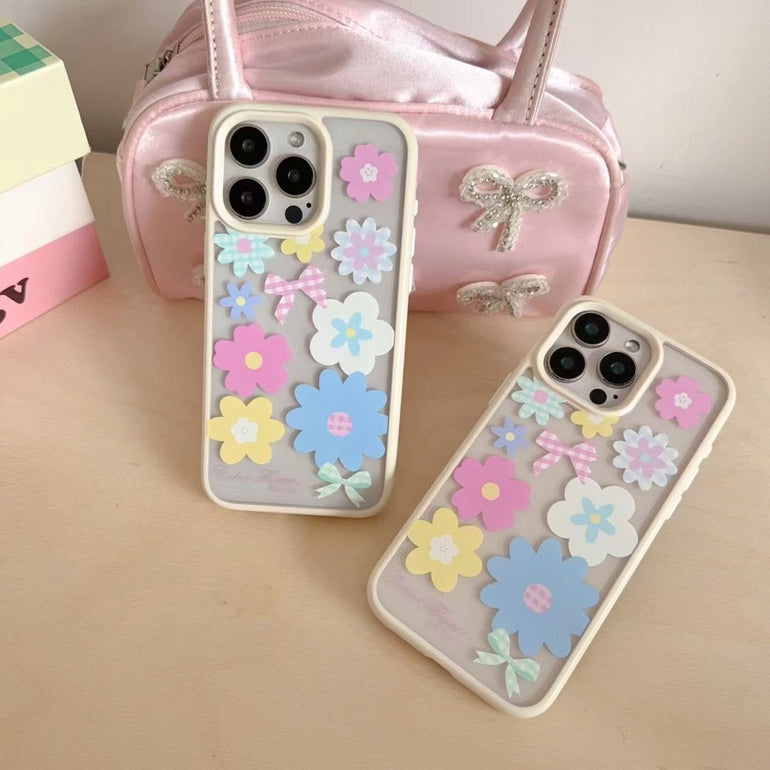 Multicolor Flower Designer Case For iPhone