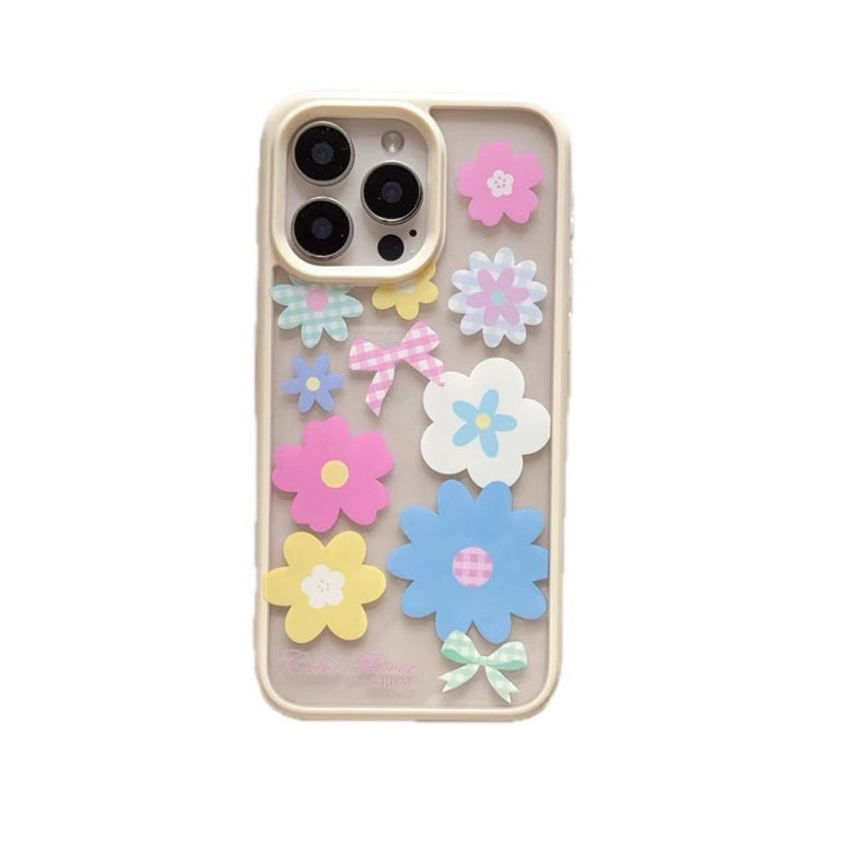 Multicolor Flower Designer Case For iPhone