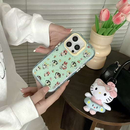 Cute Girls Silicon Case For iPhone