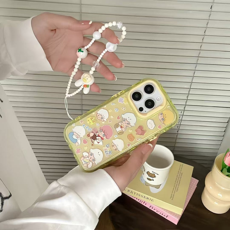 Cute Girls Silicon Case For iPhone