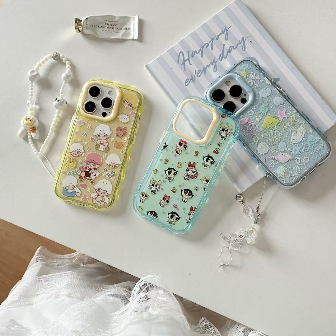 Cute Girls Silicon Case For iPhone