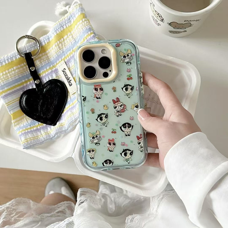 Cute Girls Silicon Case For iPhone