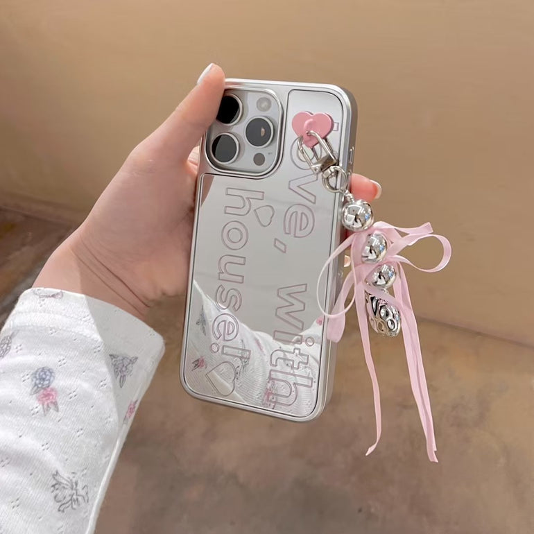 Love With House Mirror Case For iPhone