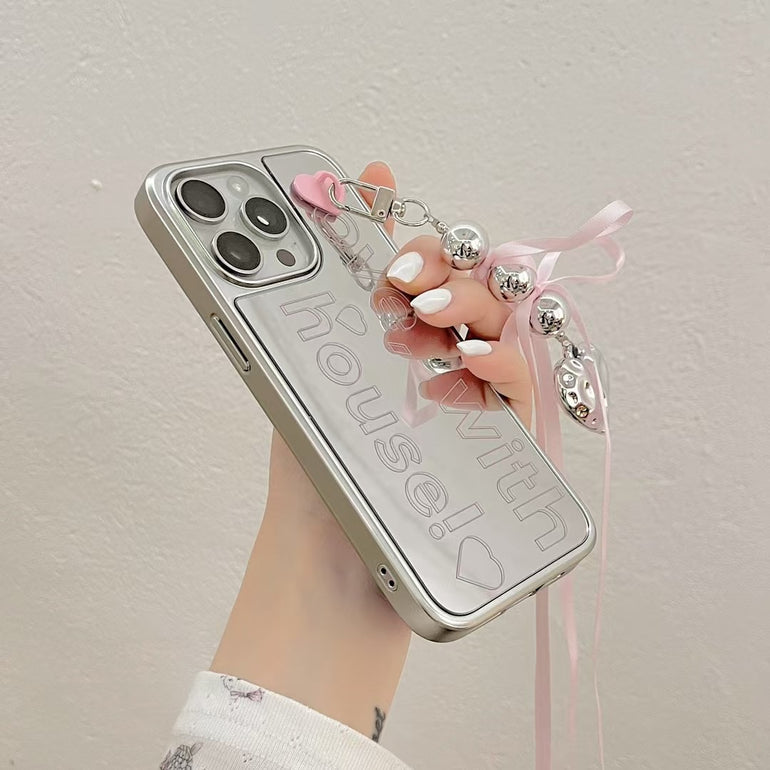Love With House Mirror Case For iPhone