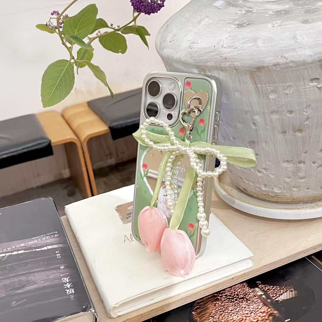 Heart Shape Mirror Case For iPhone