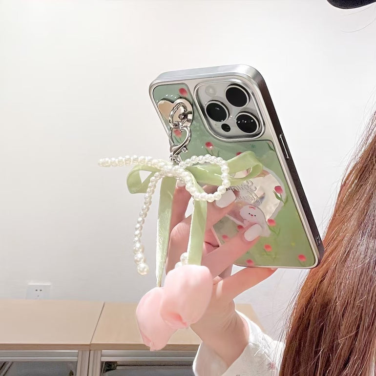 Heart Shape Mirror Case For iPhone