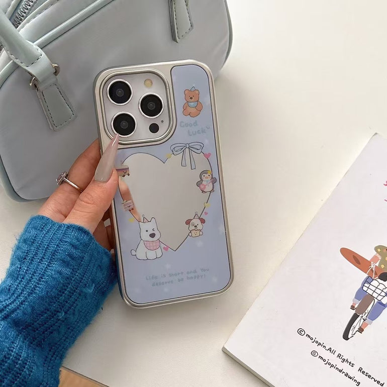 Cute Mirror Designer Case For iPhone