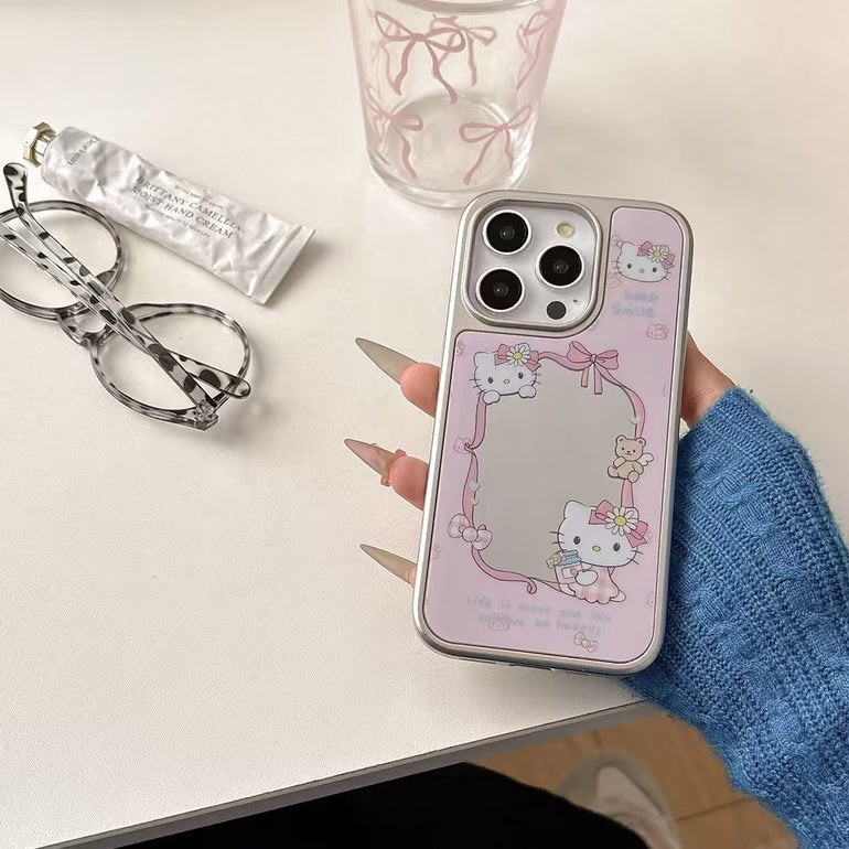 Cute Mirror Designer Case For iPhone