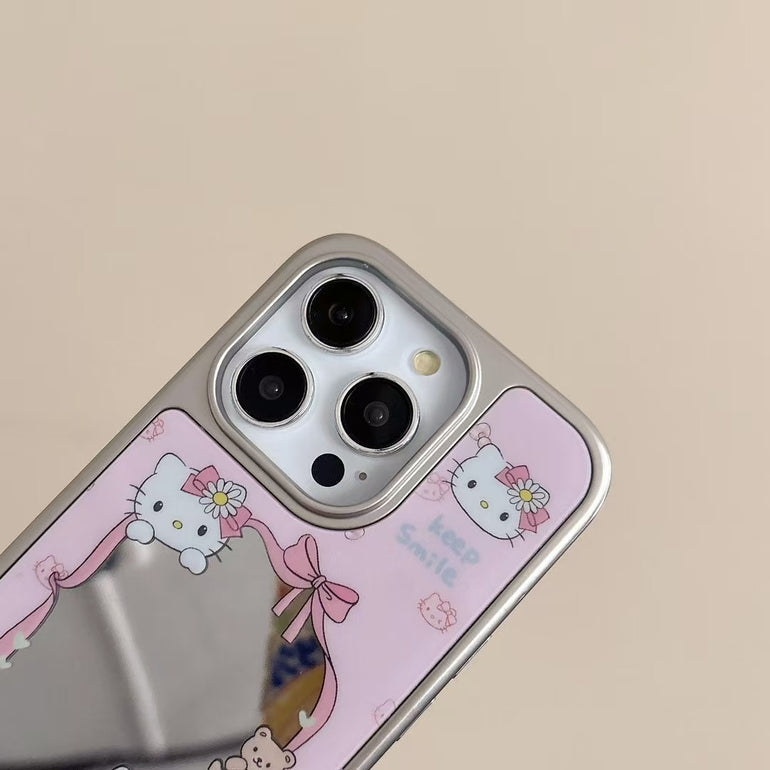 Cute Mirror Designer Case For iPhone