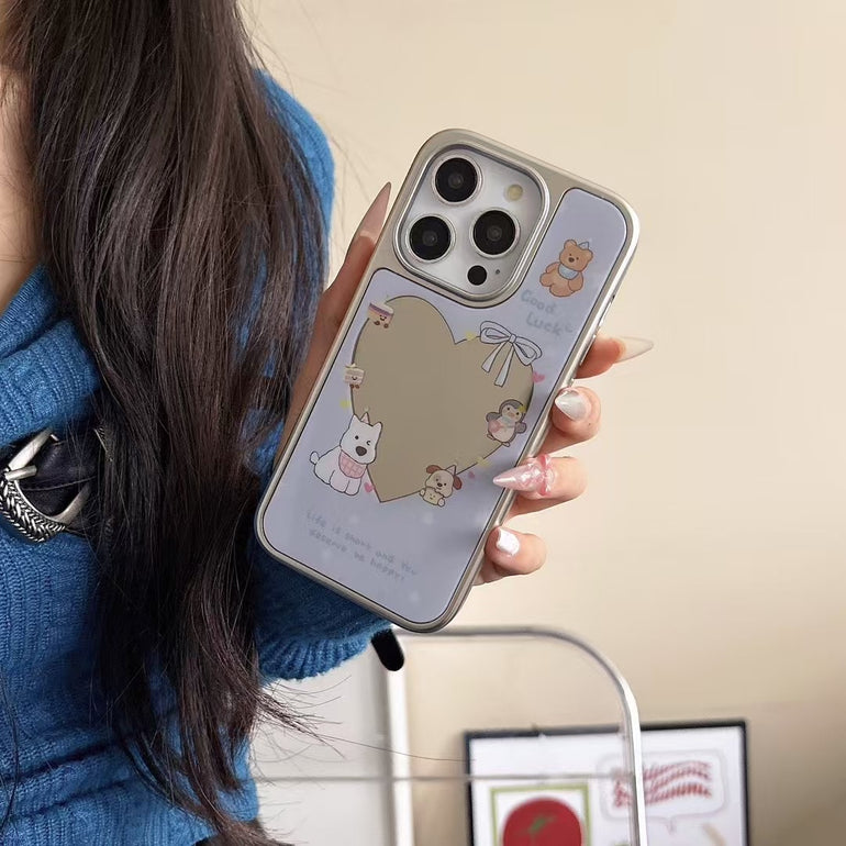 Cute Mirror Designer Case For iPhone