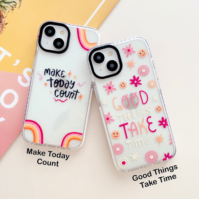 Make Today Count Designer Impact Proof Case for iPhone